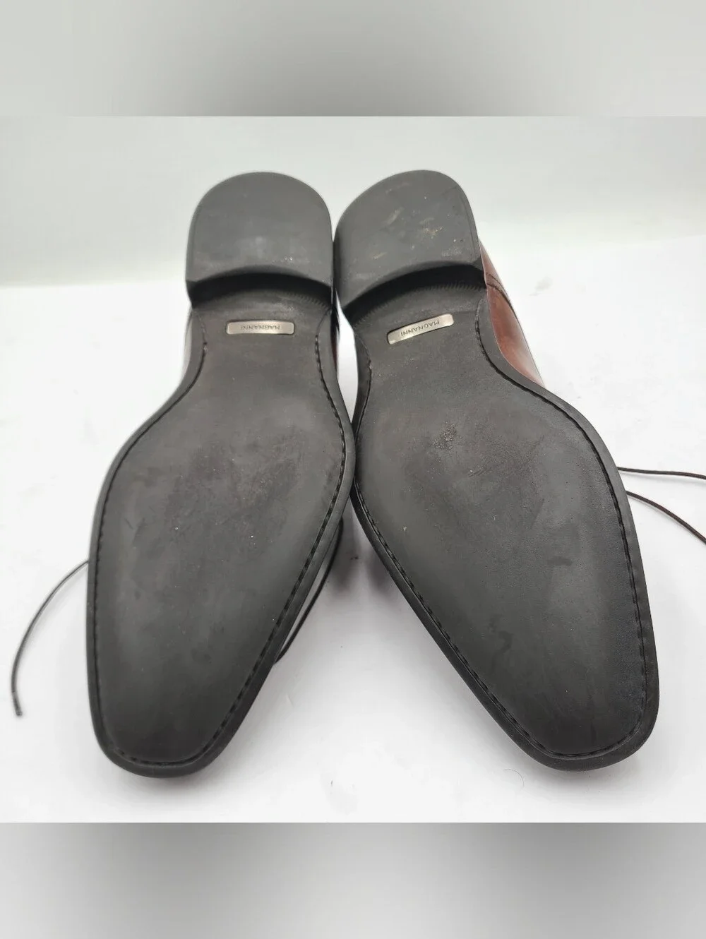 B44 Magnanni Romelo Diversa Apron Toe Derby Cognac Brown Size 11 M MSRP $350